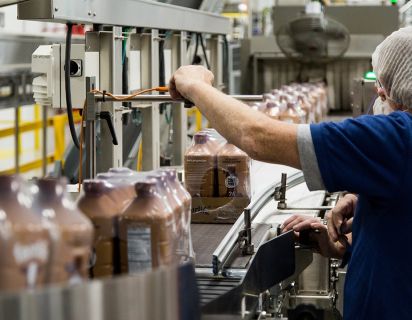 Food processing production floor