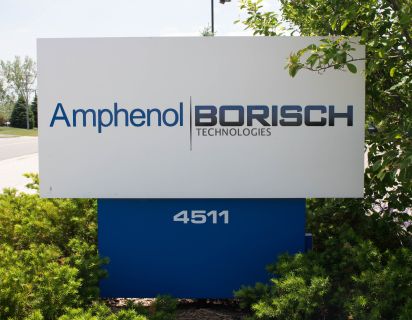 Company signage outdoors