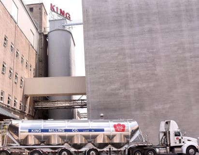 Truck With King Sign